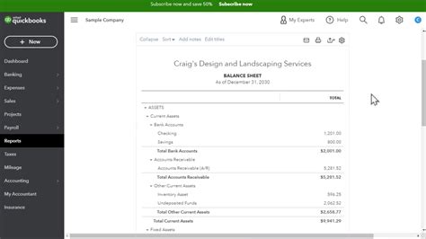 quickbooks online ebitda report|Run a Balance Sheet report in QuickBooks Online.